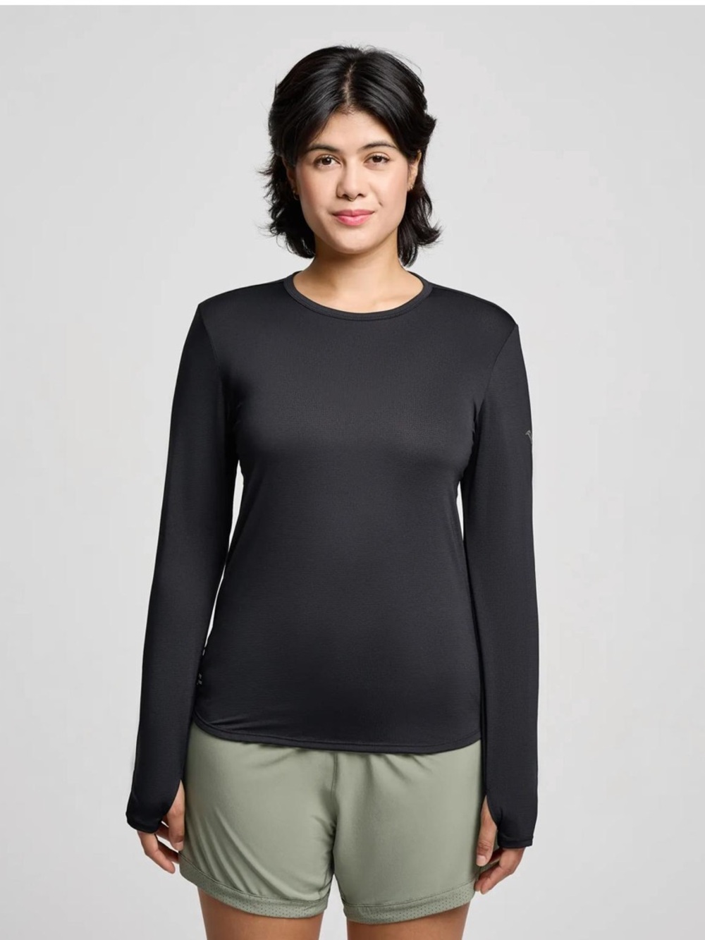 Saucony Women’s Black Long Sleeve Running Shirt